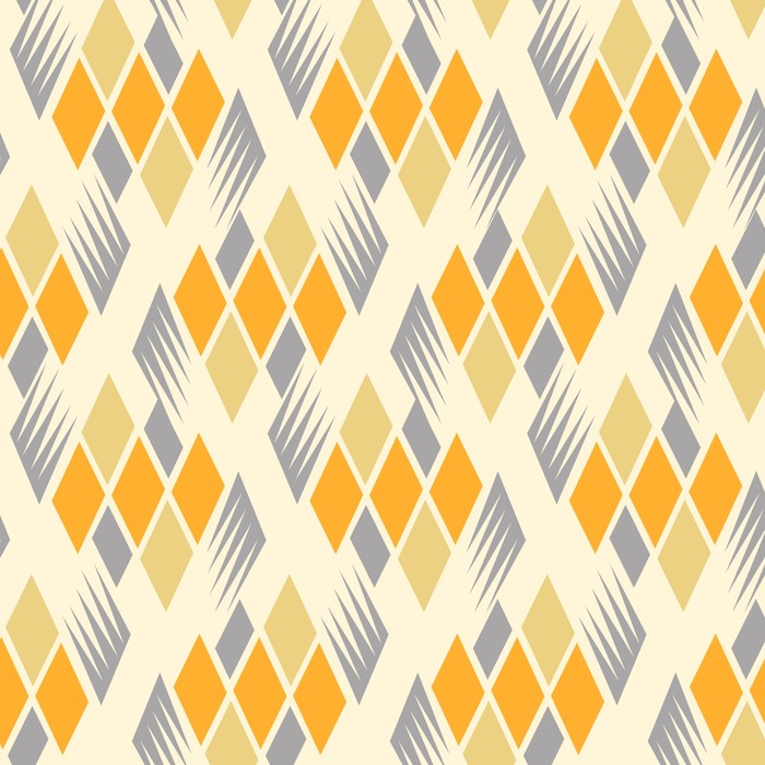 Retro diamonds yellow