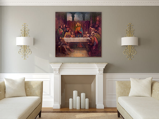 Fresco of the last supper