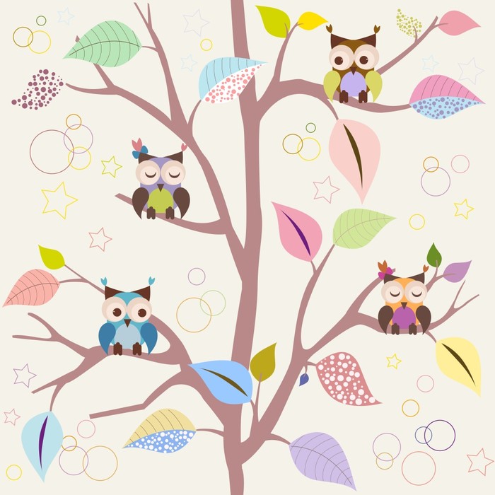 Baby owl tree