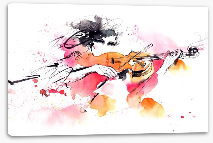 The solo violinist