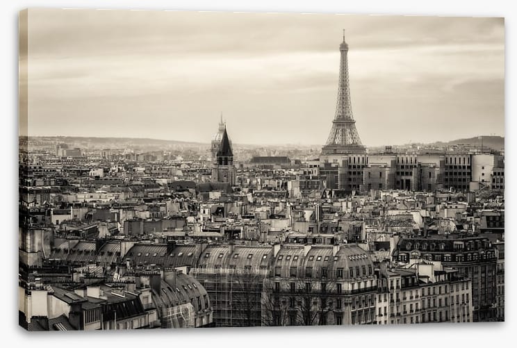 The rooftops of Paris