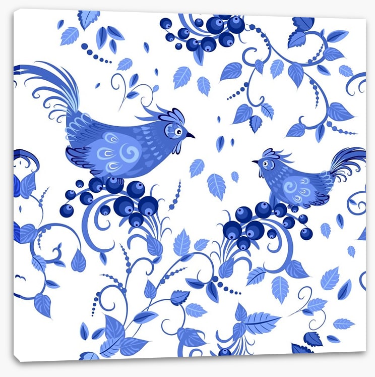 Blue bird berries
