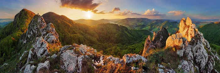 Lighting up the peaks