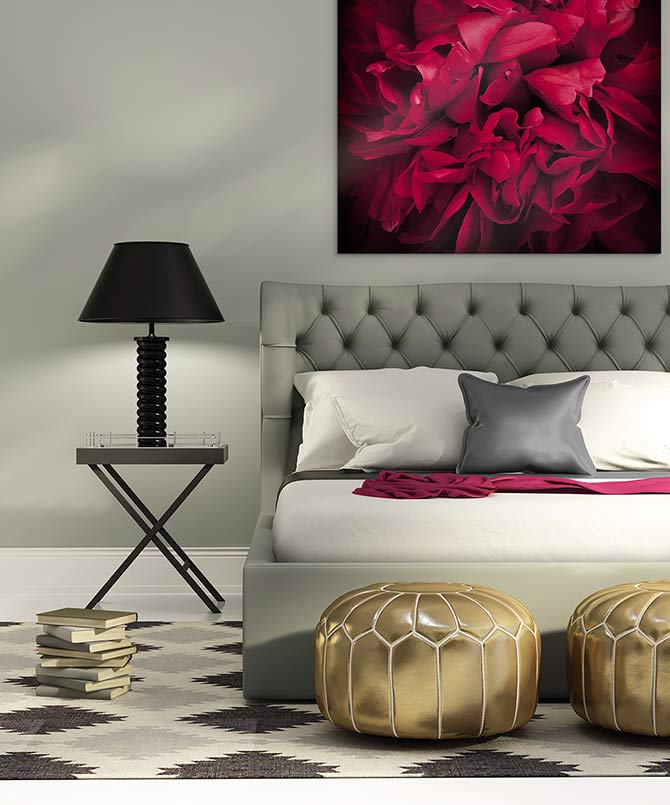 Peony petals