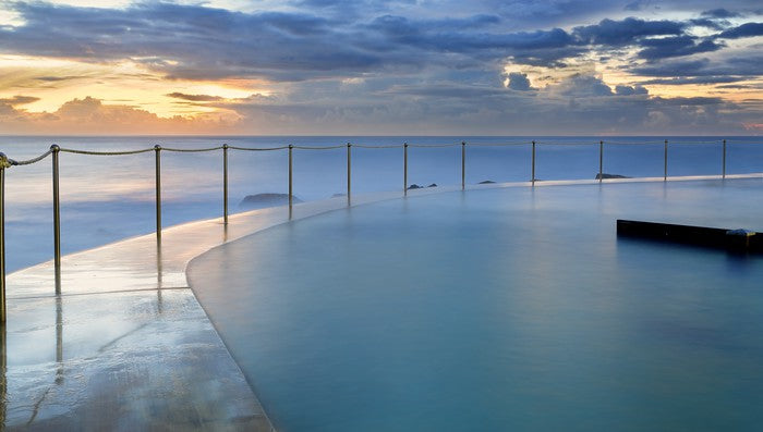 Sunrise at Bronte pool