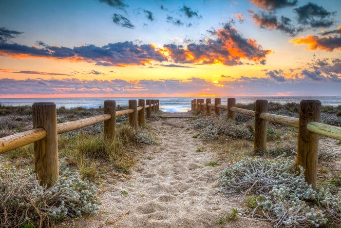 Sunset at the beach