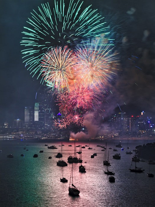 Sydney harbour fireworks