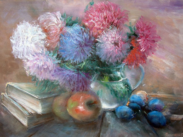 Fresh fruit and flowers