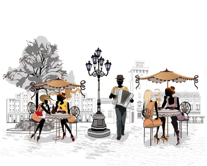 Street cafe serenade