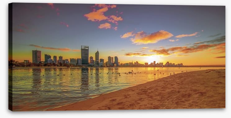Golden Perth sunrise