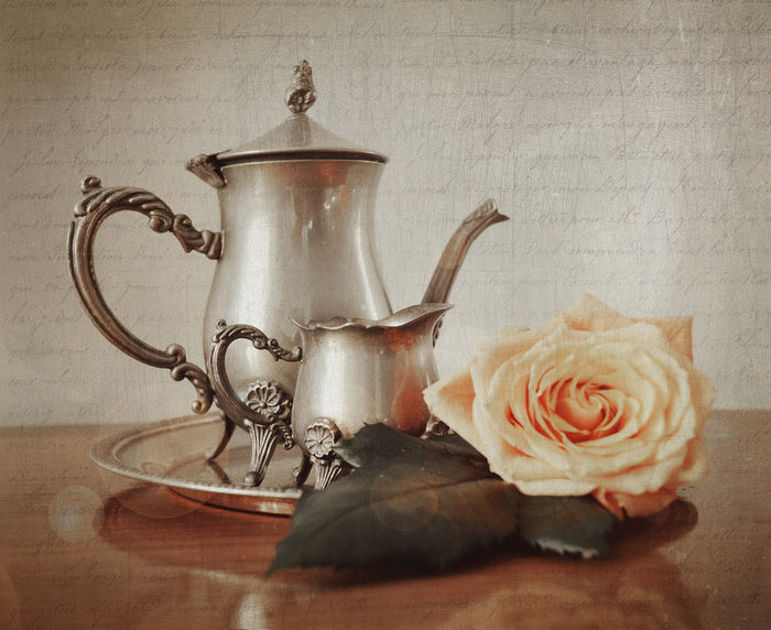 Peach rose tea