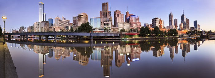 Yarra reflections panorama