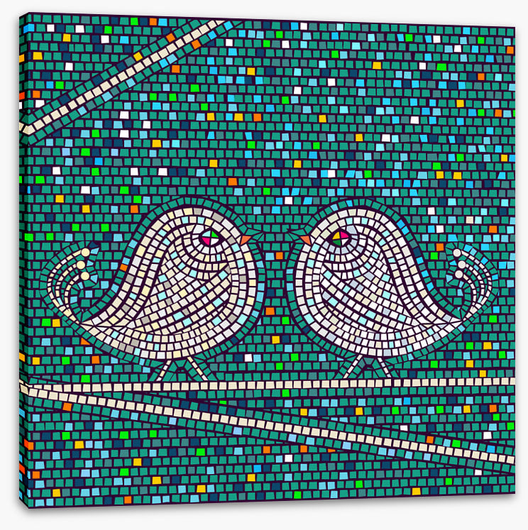 Little birds blue
