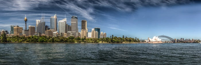City to bridge panorama