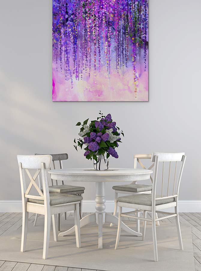 Wisteria drops