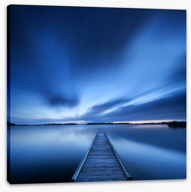 Blue dawn jetty