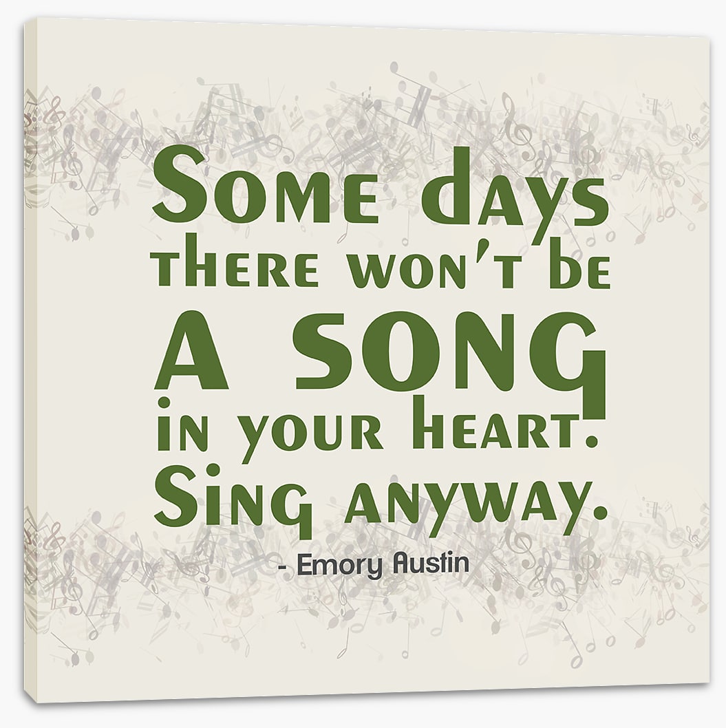 Sing anyway