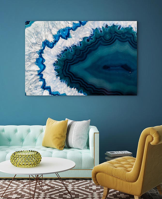 Blue agate