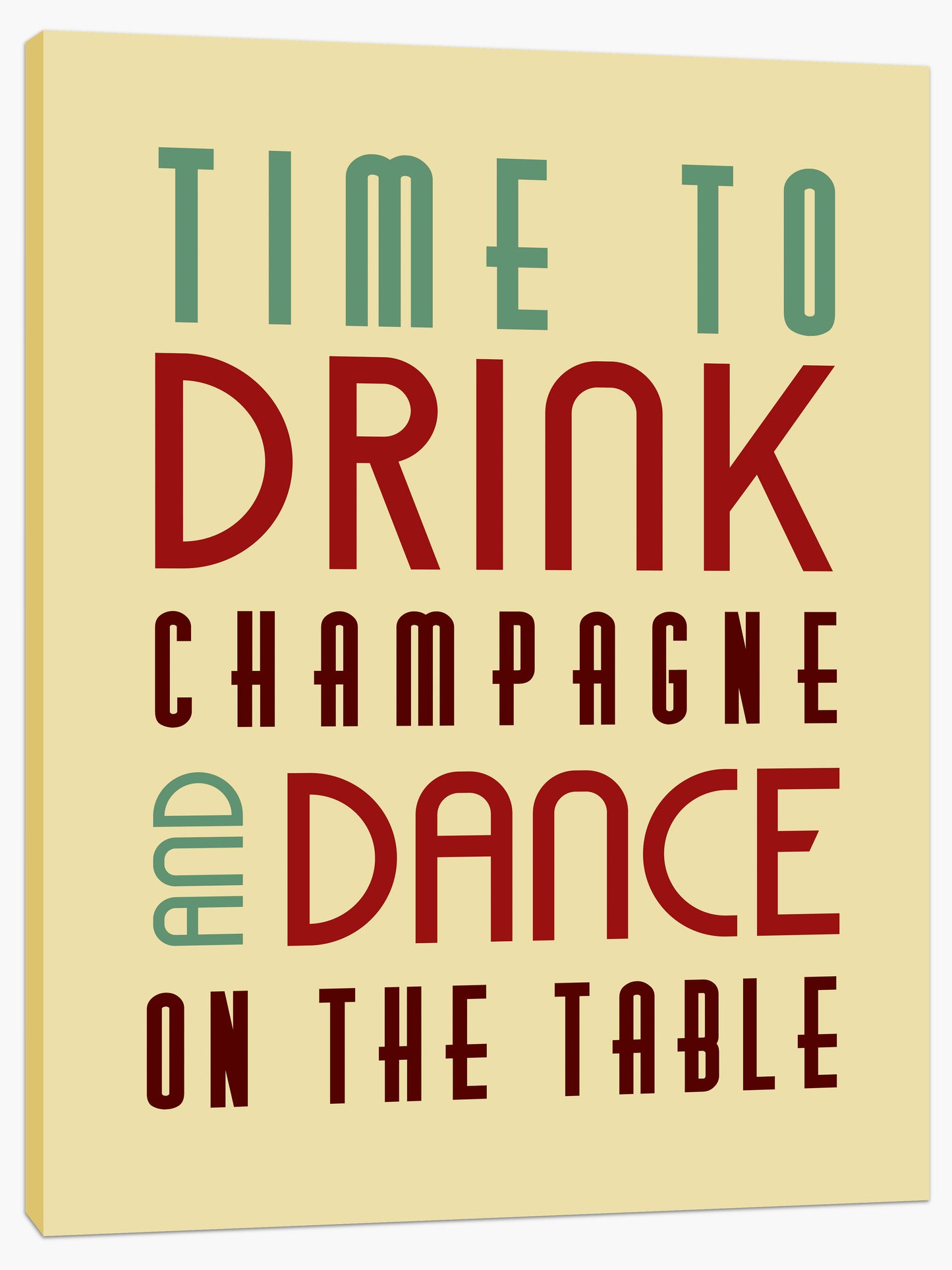 Time to drink champagne