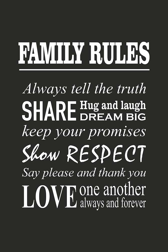 Family rules