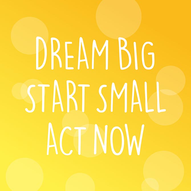 Start small