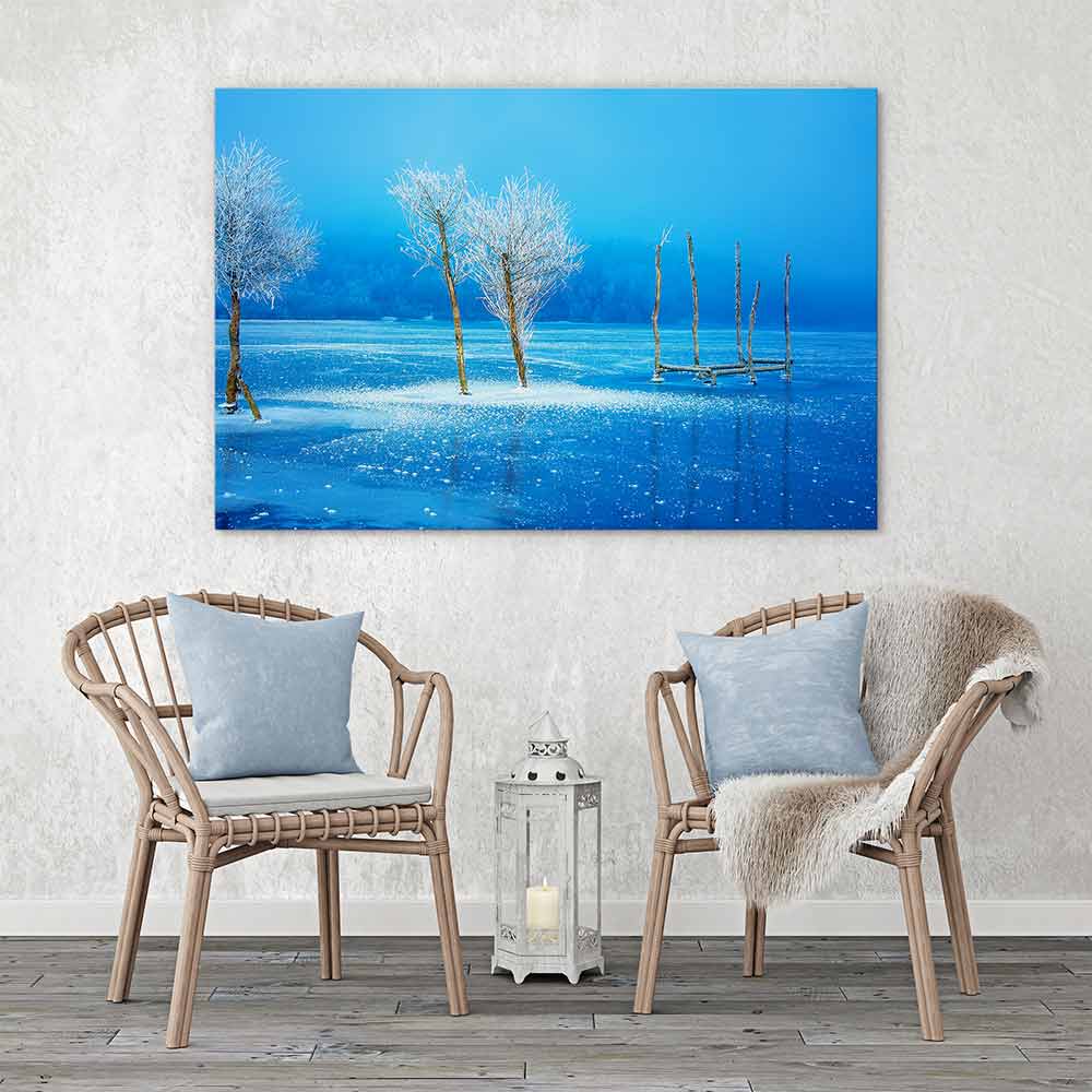 The frozen lake