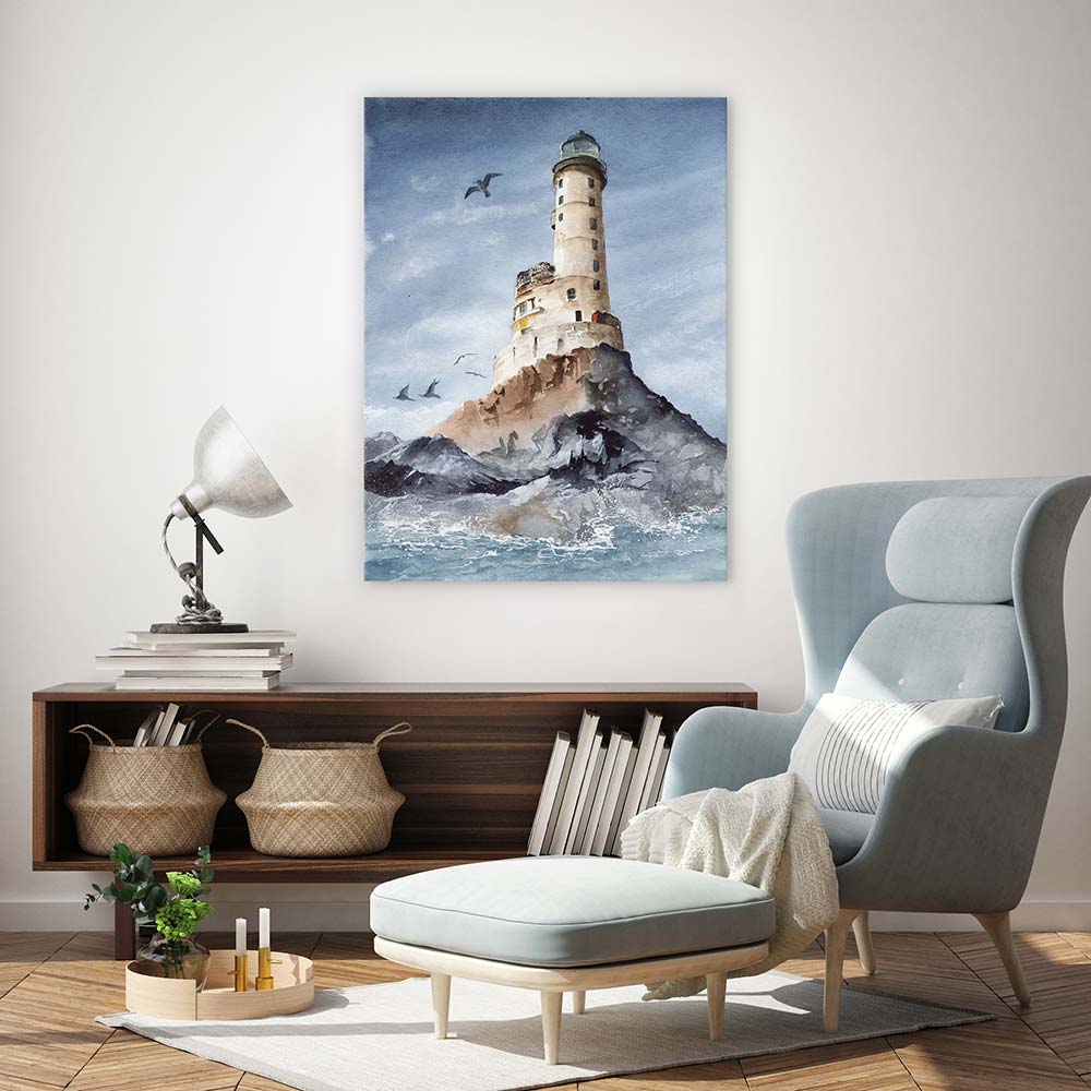Above the rocks