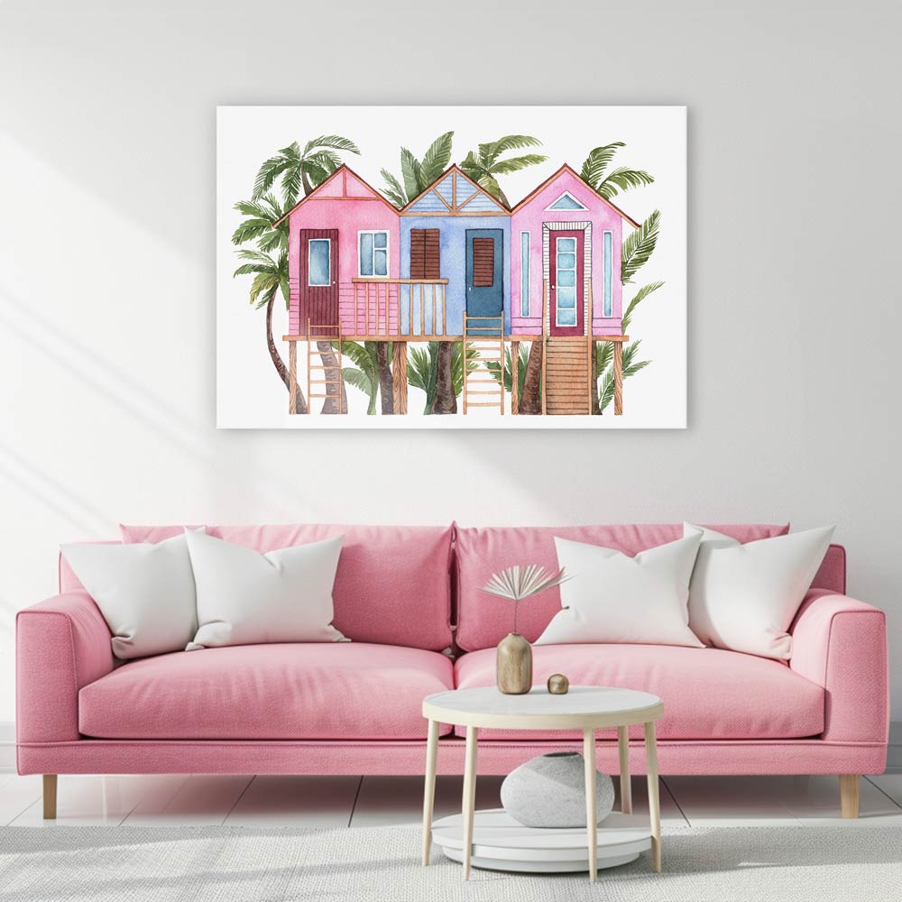 In the palms