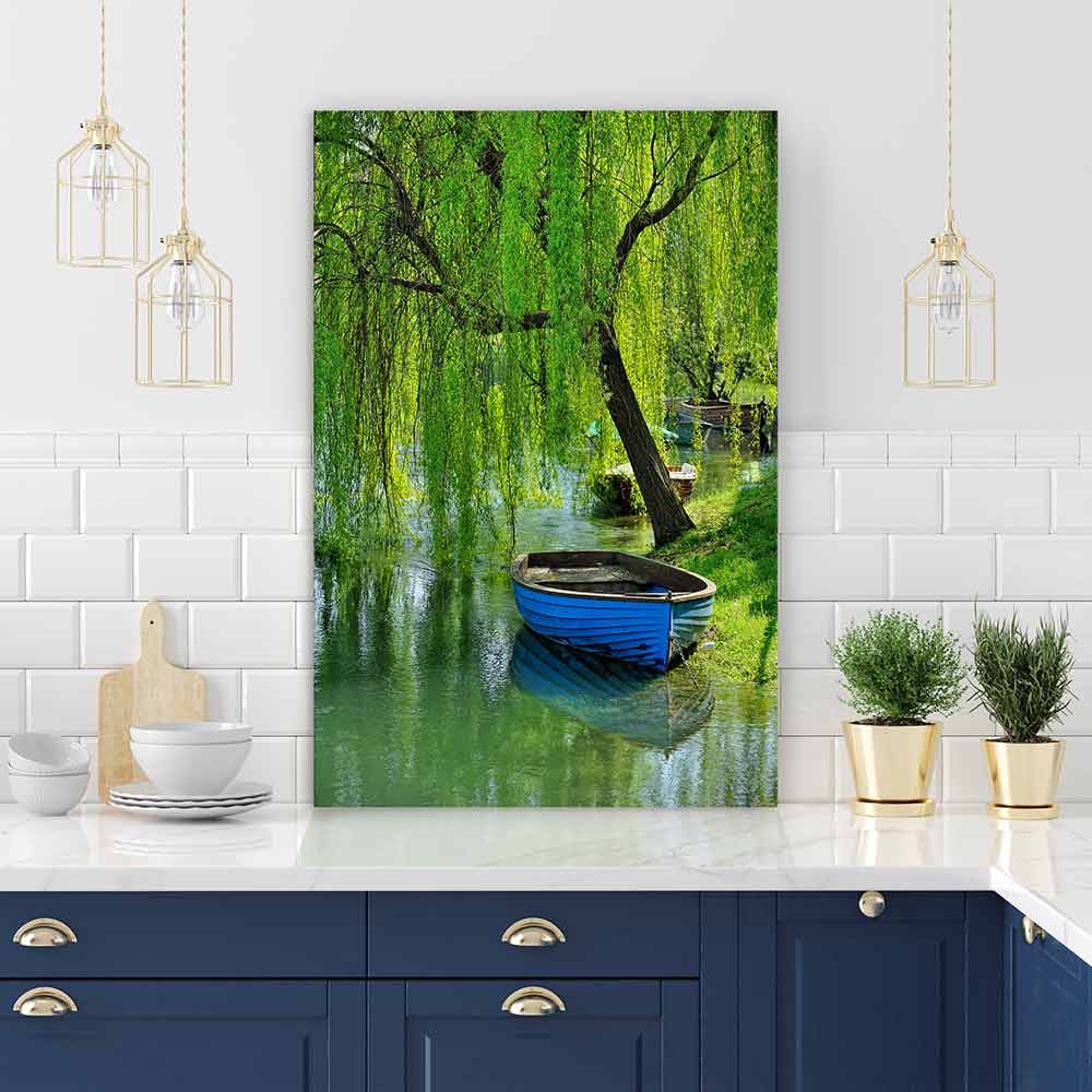 Boat under the willow