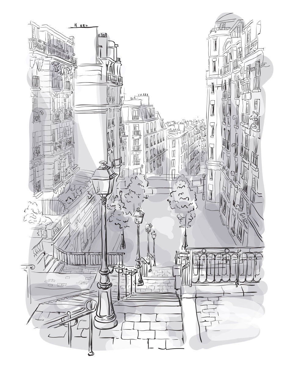 Montmarte monochrome