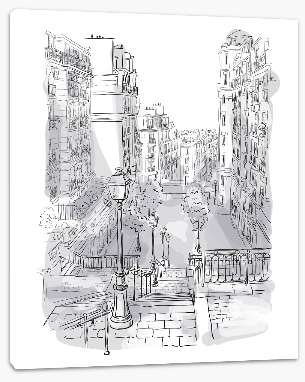 Montmarte monochrome