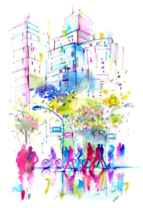 Spring in the city