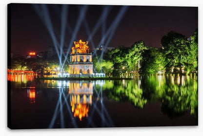 Turtle Tower reflections, Hanoi