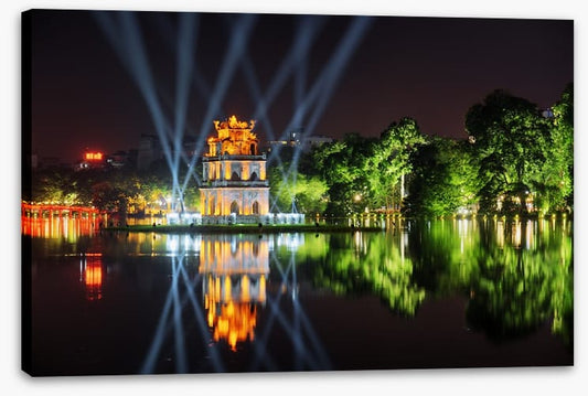 Turtle Tower reflections, Hanoi
