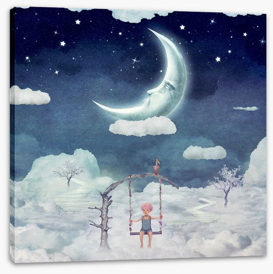 Hanging with the moon