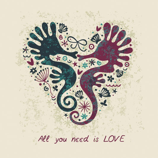 Seahorse love