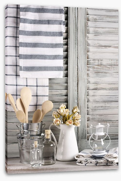 Rustic kitchen still life