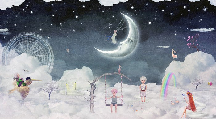 Fairground in the clouds