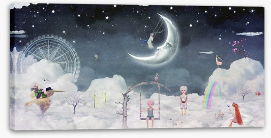 Fairground in the clouds