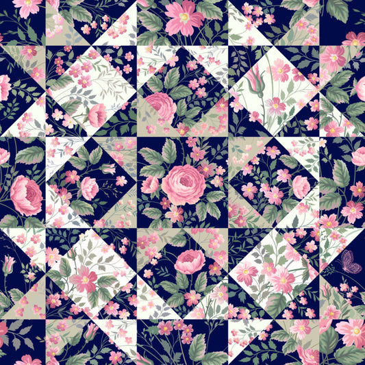 Rosy dusk patchwork