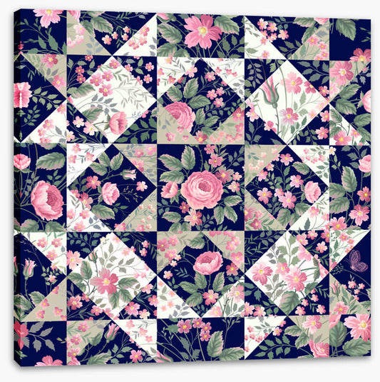 Rosy dusk patchwork