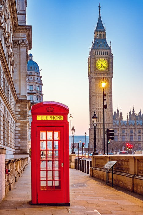 The phone box by Big Ben