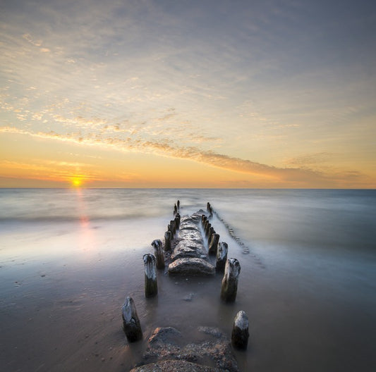 Sunken boardwalk