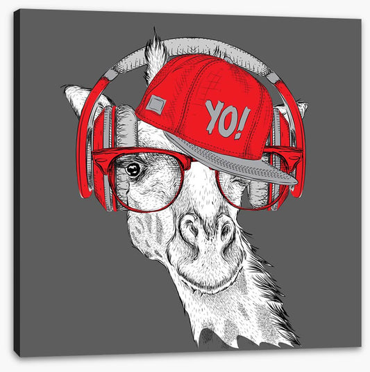 DJ giraffe