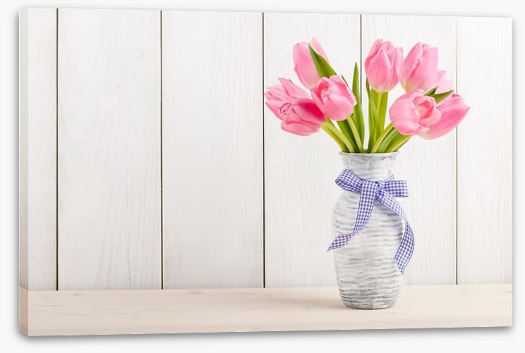 Tranquil pink tulips