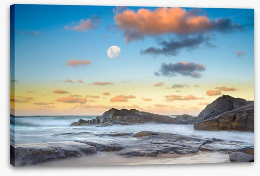Moon over Cabarita beach