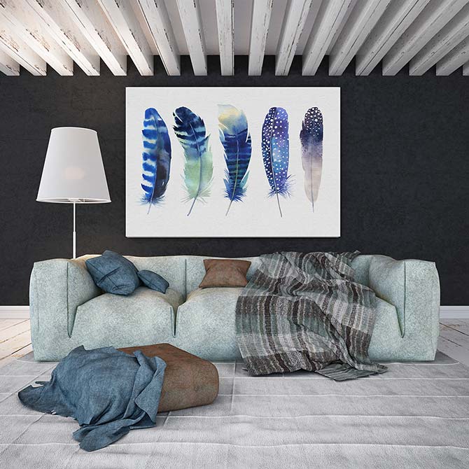 Feather me blue