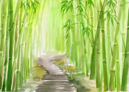 The bamboo path