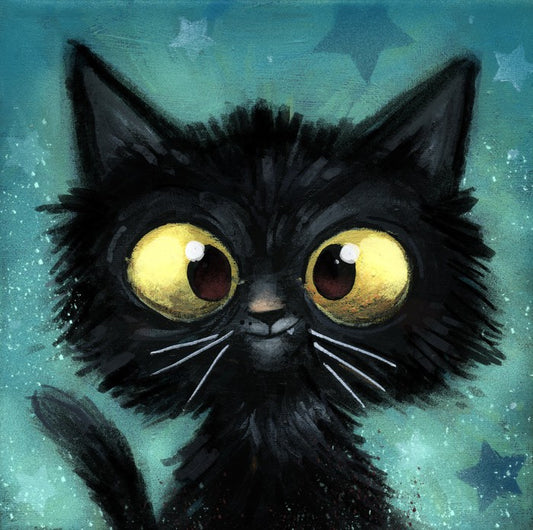 The black cat