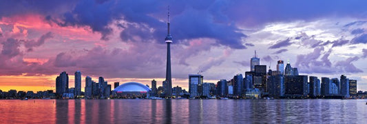 Toronto twilight panorama
